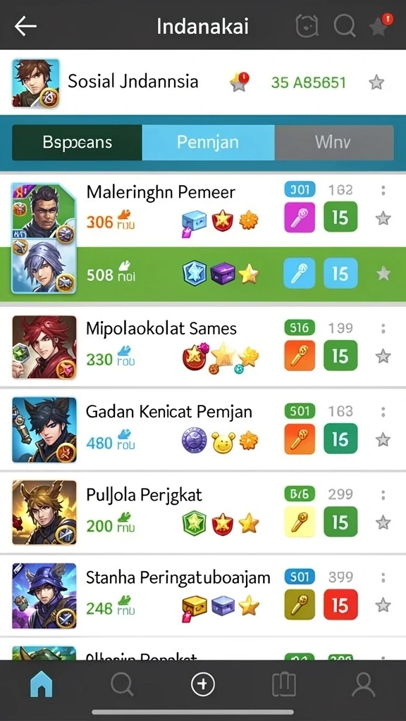 rpidwin - Tampilan antarmuka permainan yang menarik.