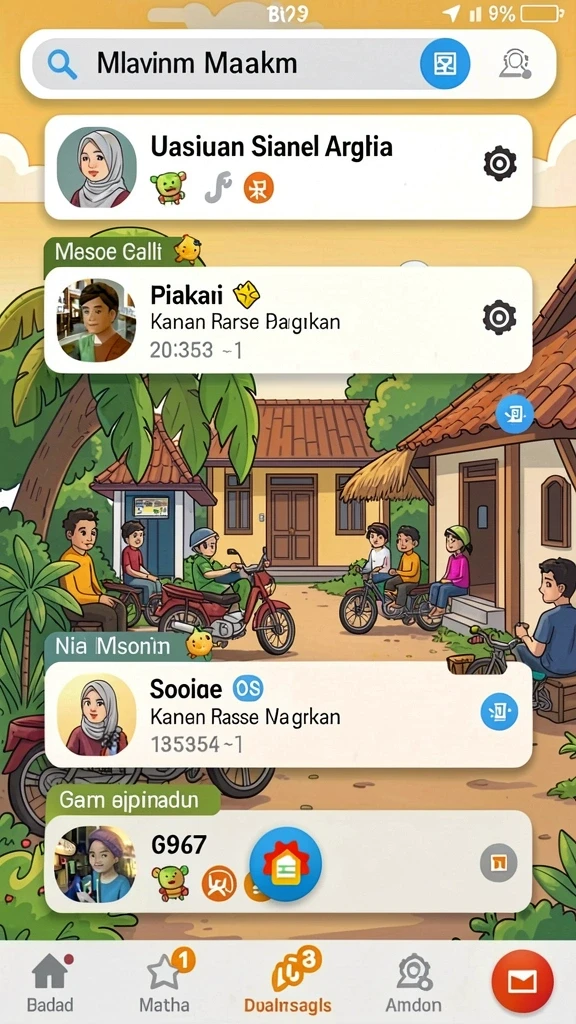sd107 - Screenshot menunjukkan grafis yang memukau dari lingkungan permainan.