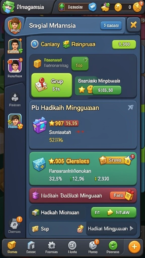 serubet - Tampilan antarmuka yang user-friendly dan menarik.